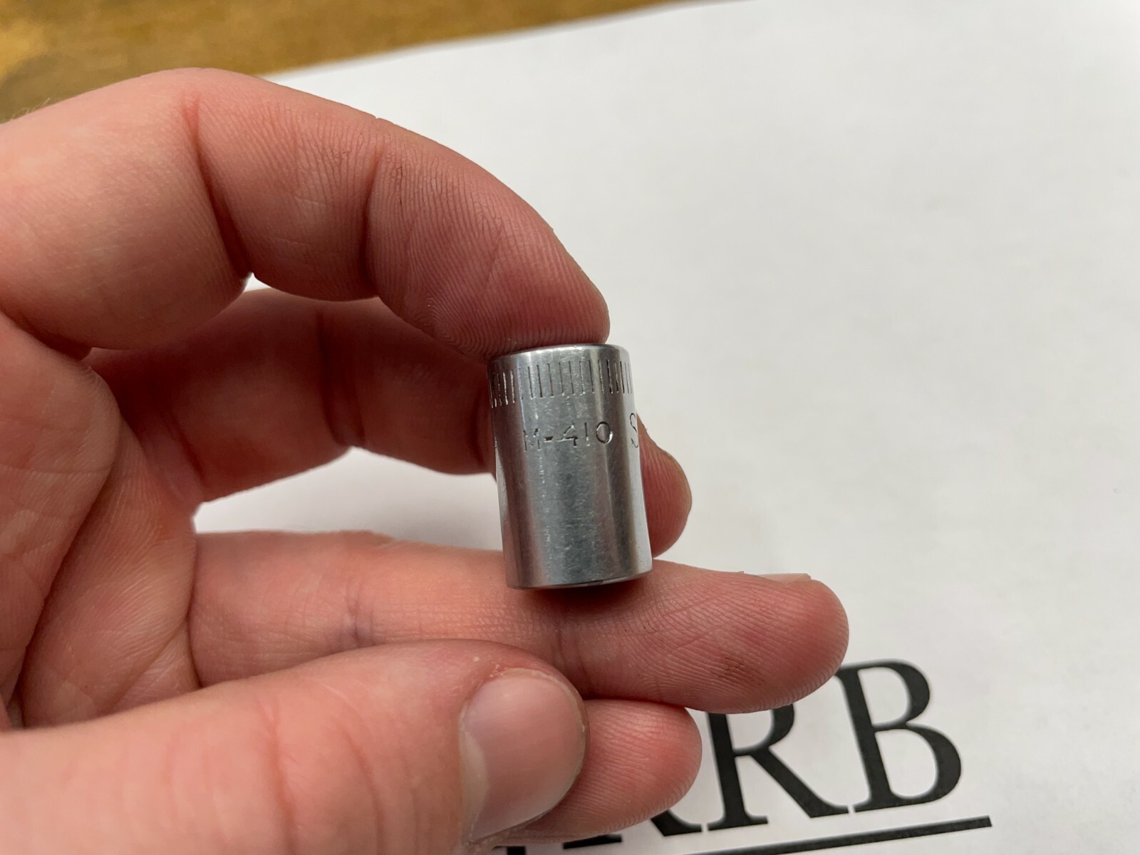 Snap-On Tools USA RARE 9/32″ Drive 5/16″ SAE 8 Point Double Square Socket M410