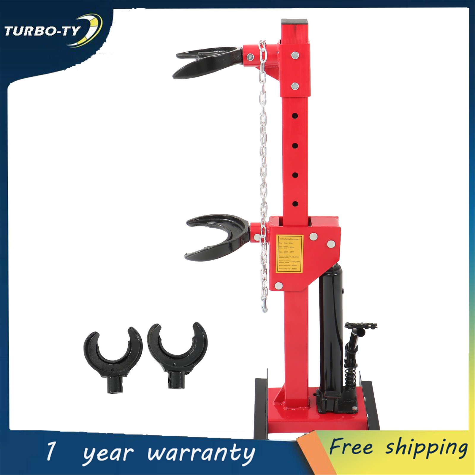 Red 4.5Ton Strut Spring Compressor Hydraulic Jack Coil Spring Compressor Tool