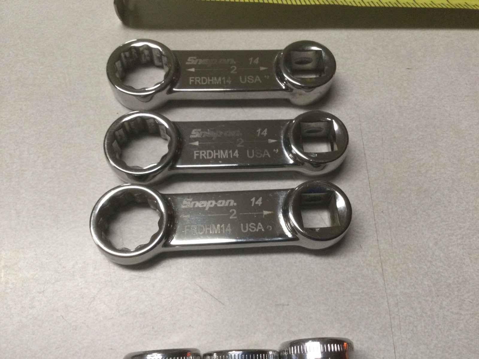 Snap On 3pcs. 3/8″ Drive 6-Point Metric Swivel Socket Set 12/13/15mm + More