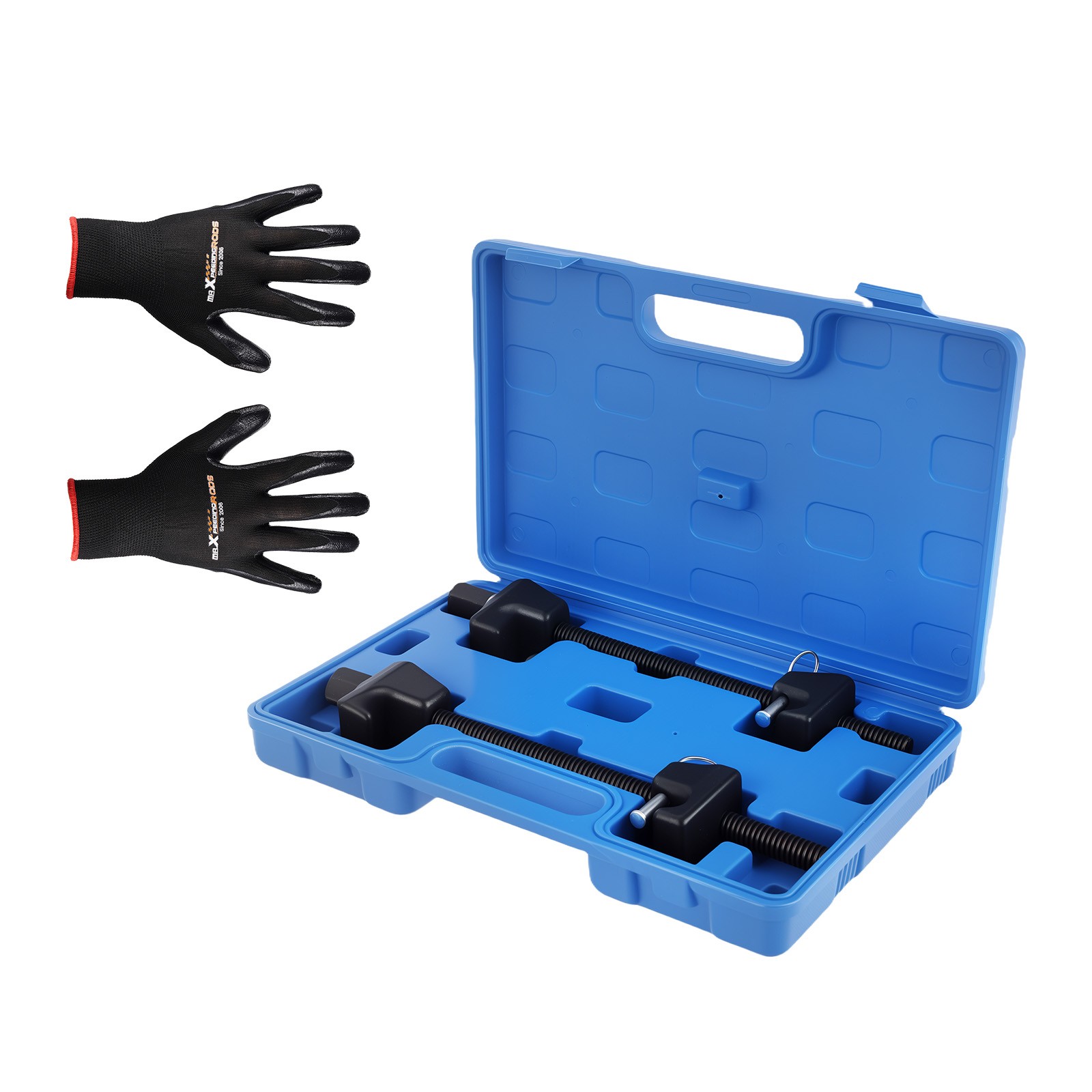 2* Coil Spring Compressor Tools Kit For MacPherson Struts Shocks W/Detent Pins