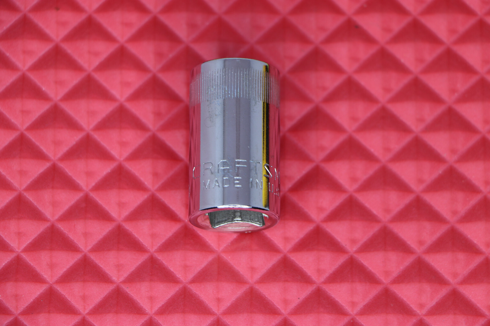 Vintage Craftsman 15MM Metric Shallow 12 Point 1/2» Dr. Socket -V- 44236 USA