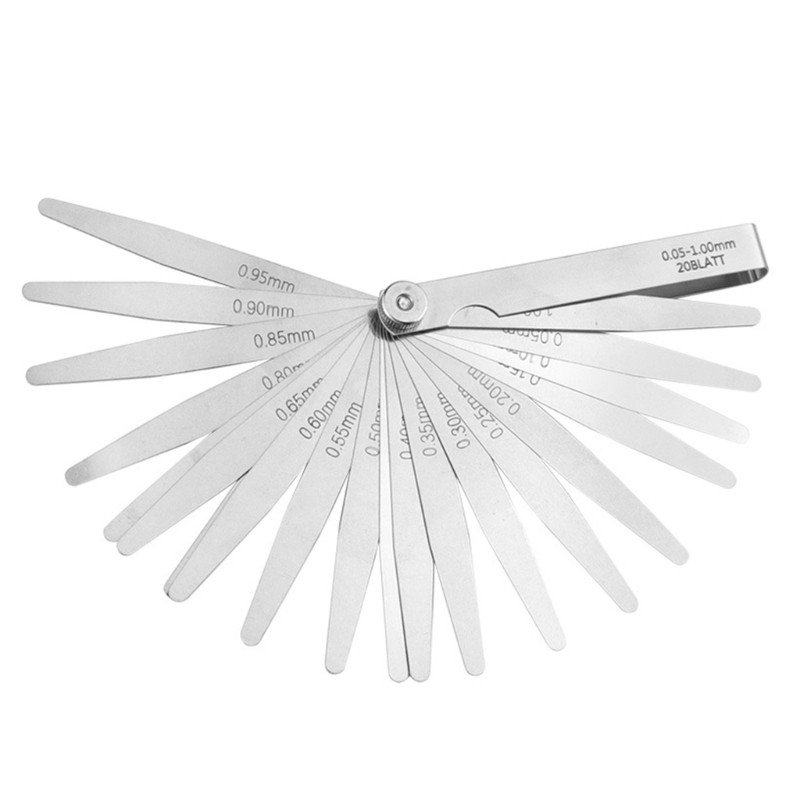 Stainless Steel Feelers Gauges Set Measuring Tool for Engineering Woodworking