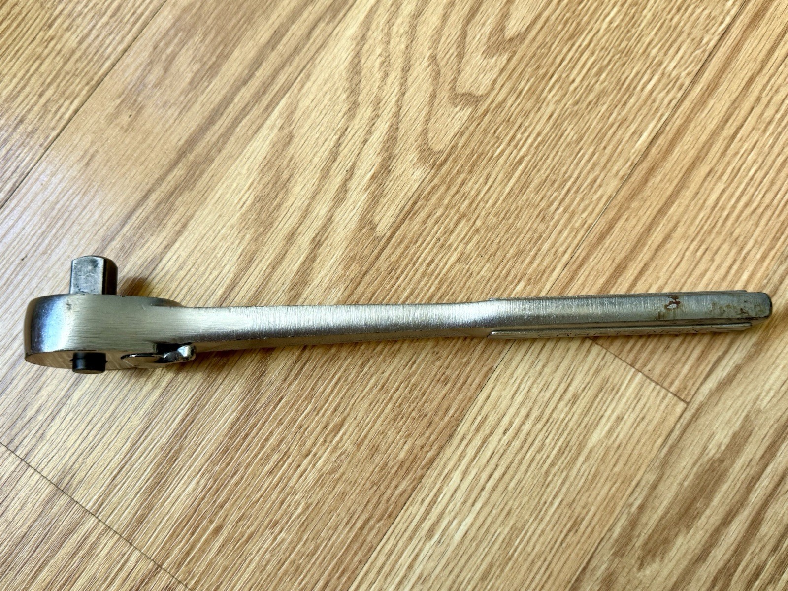 Vtg Craftsman 1/2” Drive Ratchet -VF-44985 =Forged In USA Quick Release 10.25”
