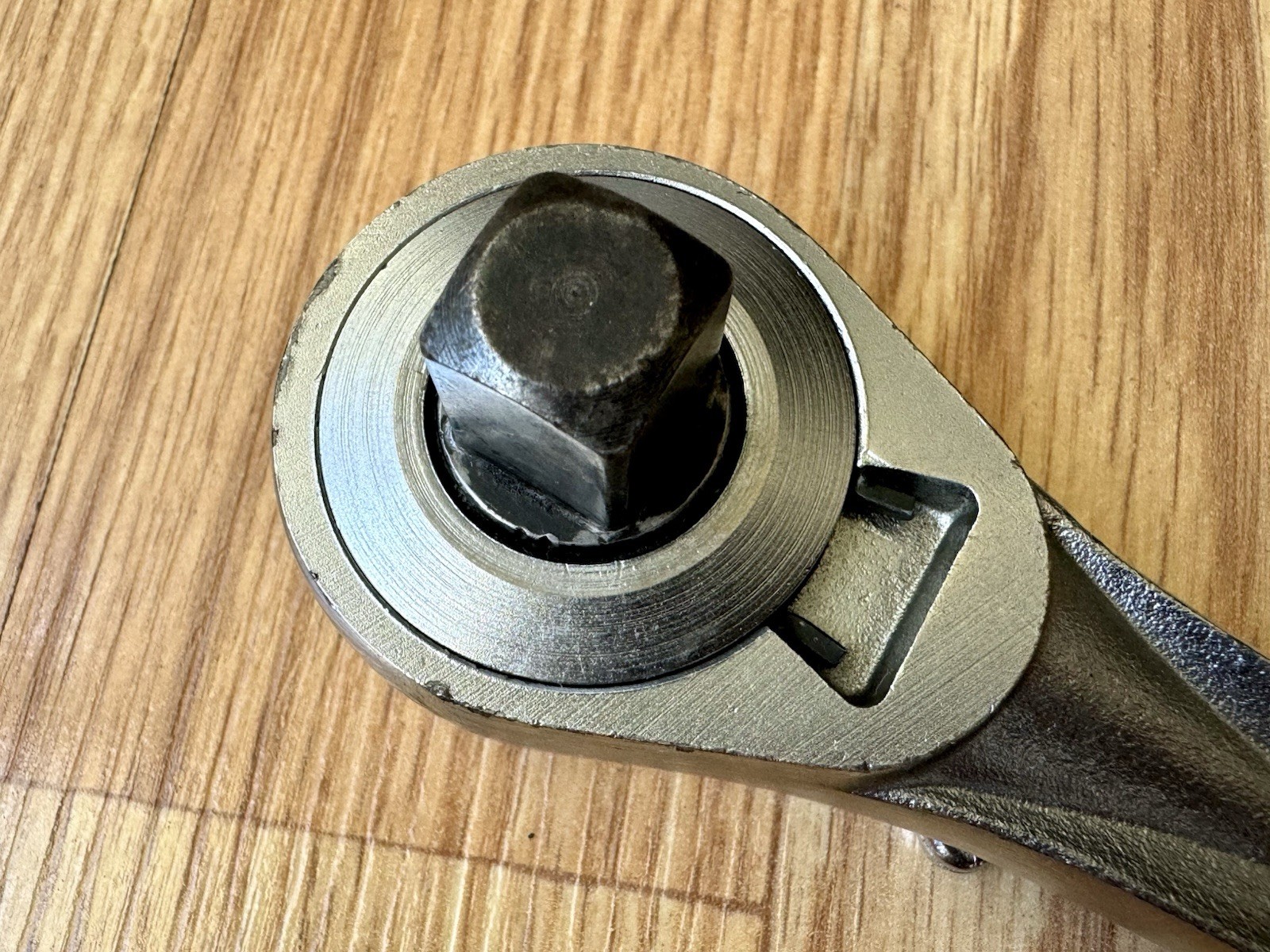 Vtg Craftsman 1/2” Drive Ratchet -VF-44985 =Forged In USA Quick Release 10.25”