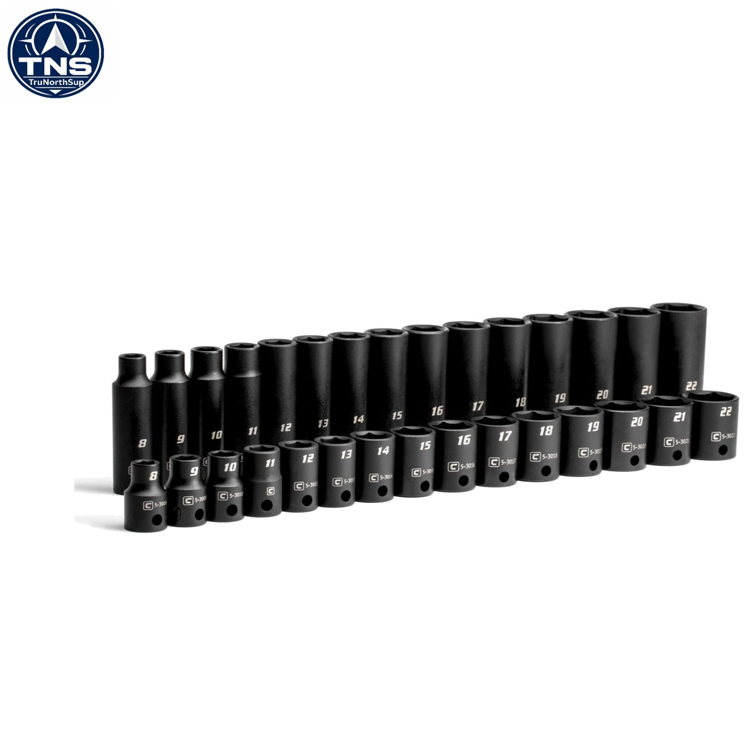 Professional 3/8-Inch Drive Impact Socket Set – 30-Piece, for High Torque Needs