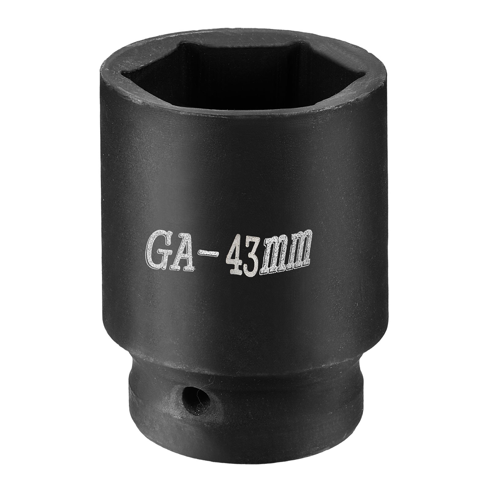 1 Inch Drive 43mm 6 Point Impact Socket Chromium Vanadium Steel