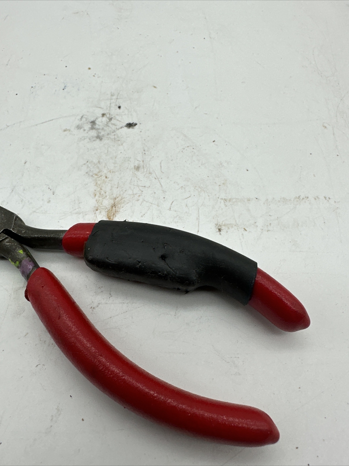 Snap on 95BCP Needle Nose Pliers 6″ Cushion Grip Red USA