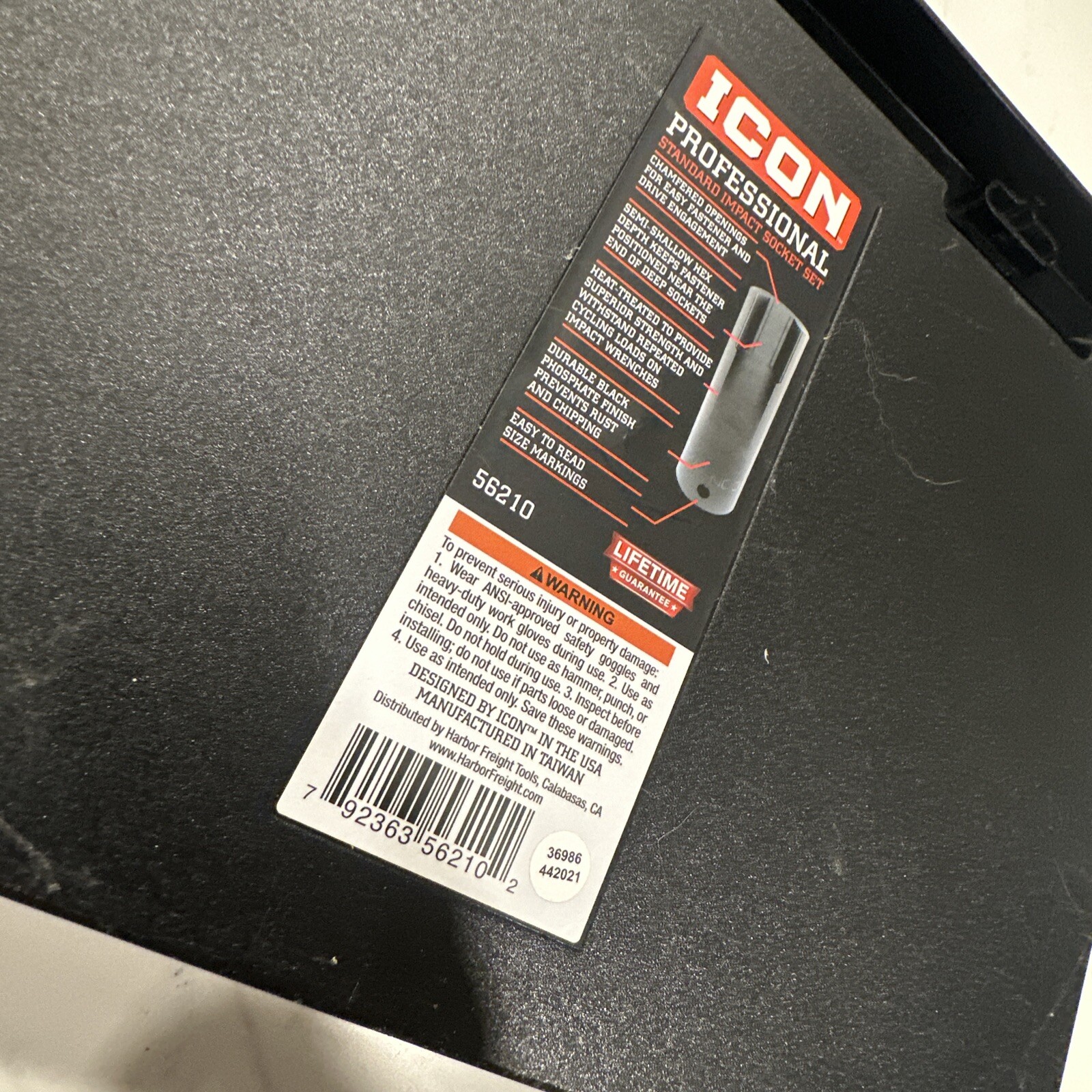 ICON Professional Standard Impact 13 Piece Socket 1/2 Drive Set SAE 13SS-13 New