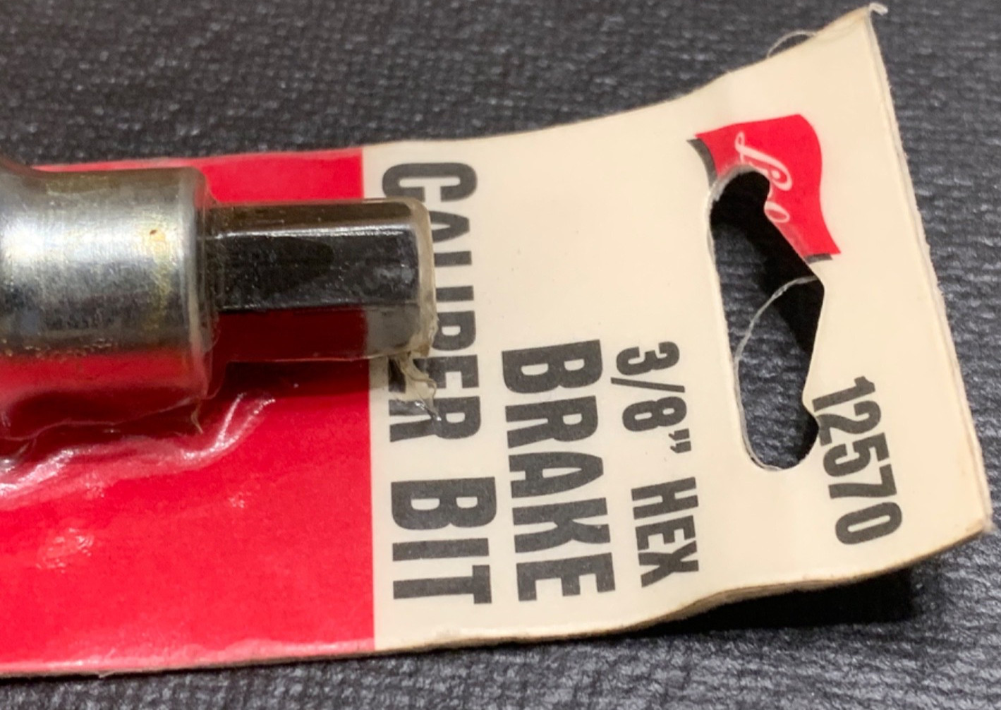 LISLE 12570 3/8 DR 3/8″ Hex Brake Caliper Socket Bit Made in USA