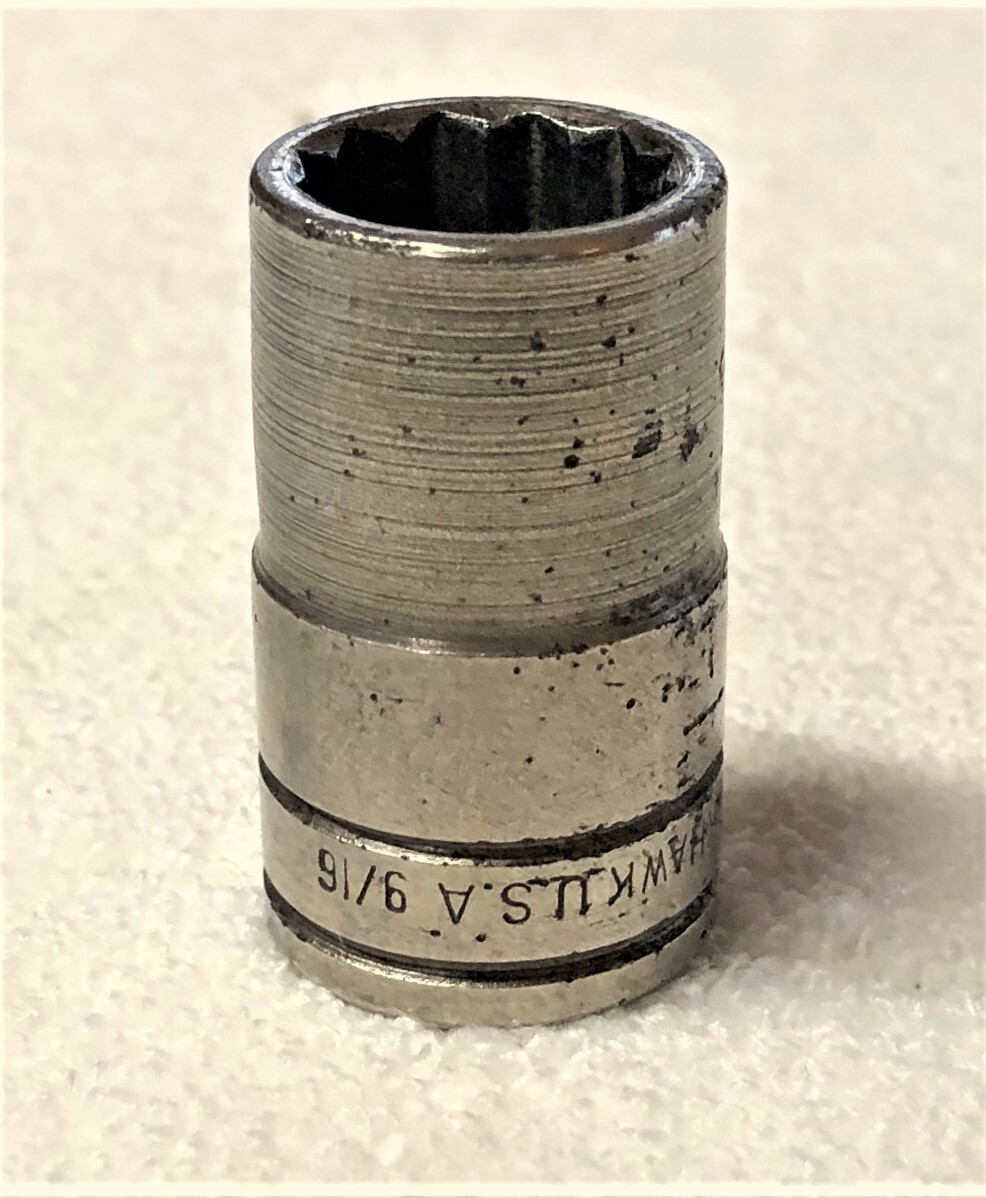 Vintage Blackhawk USA 1/2″ Drive 9/16″ Standard 12 Point Socket 40118