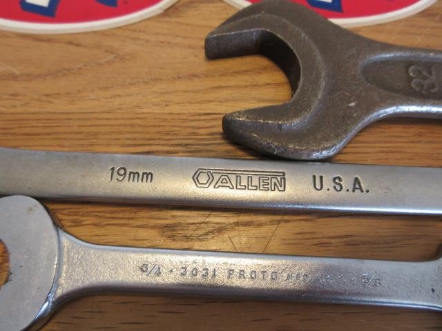22 Pc Wrenches Netsuren Proto Craftsman S-K Rahsol Stanley Allen Bridgeport STP