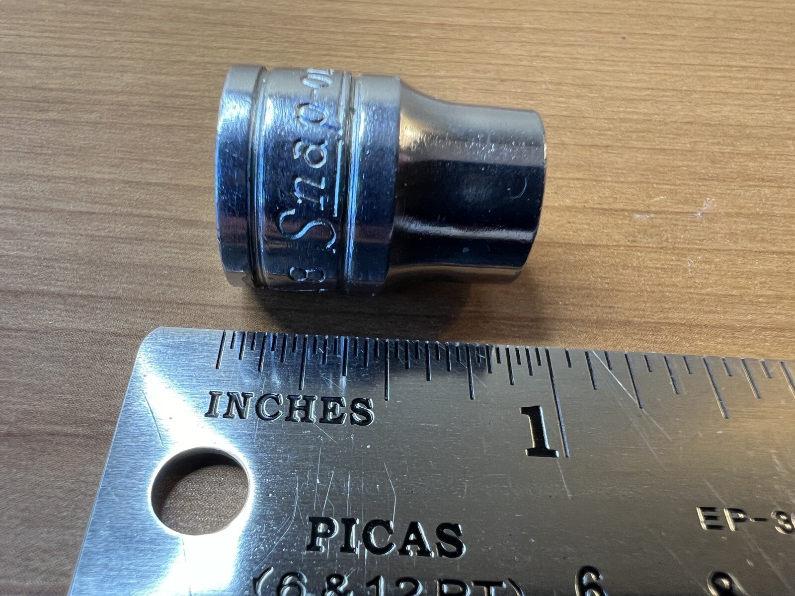 Snap-on Tools F121 – 3/8” Drive 3/8» Shallow Chrome Socket USA