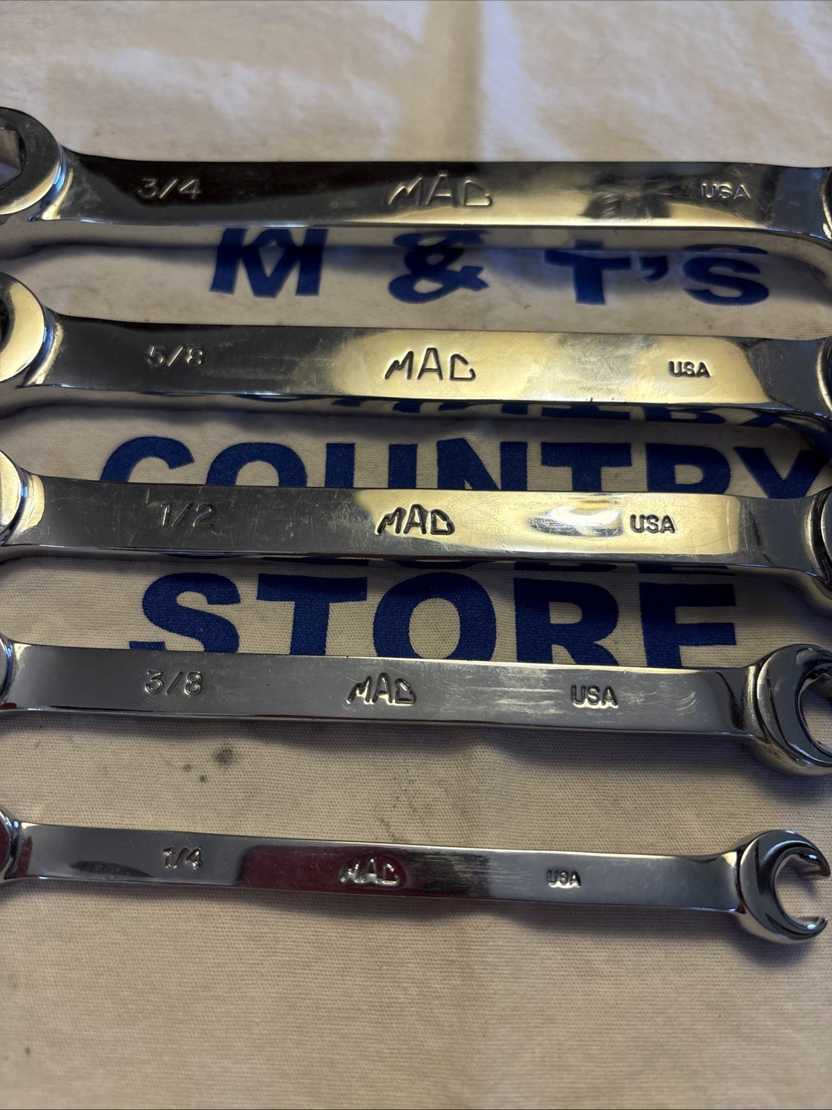 Mac Tools 5pc 6pt SAE Double-End Flare Nut Wrench Set 1/4″-13/16″ SFB56PTR