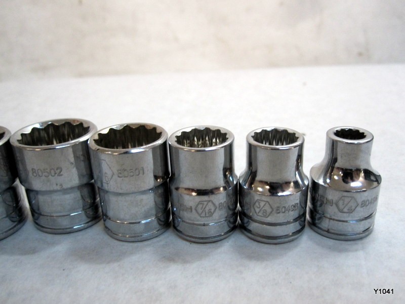 10 pc GEARWRENCH 805 12 point see description