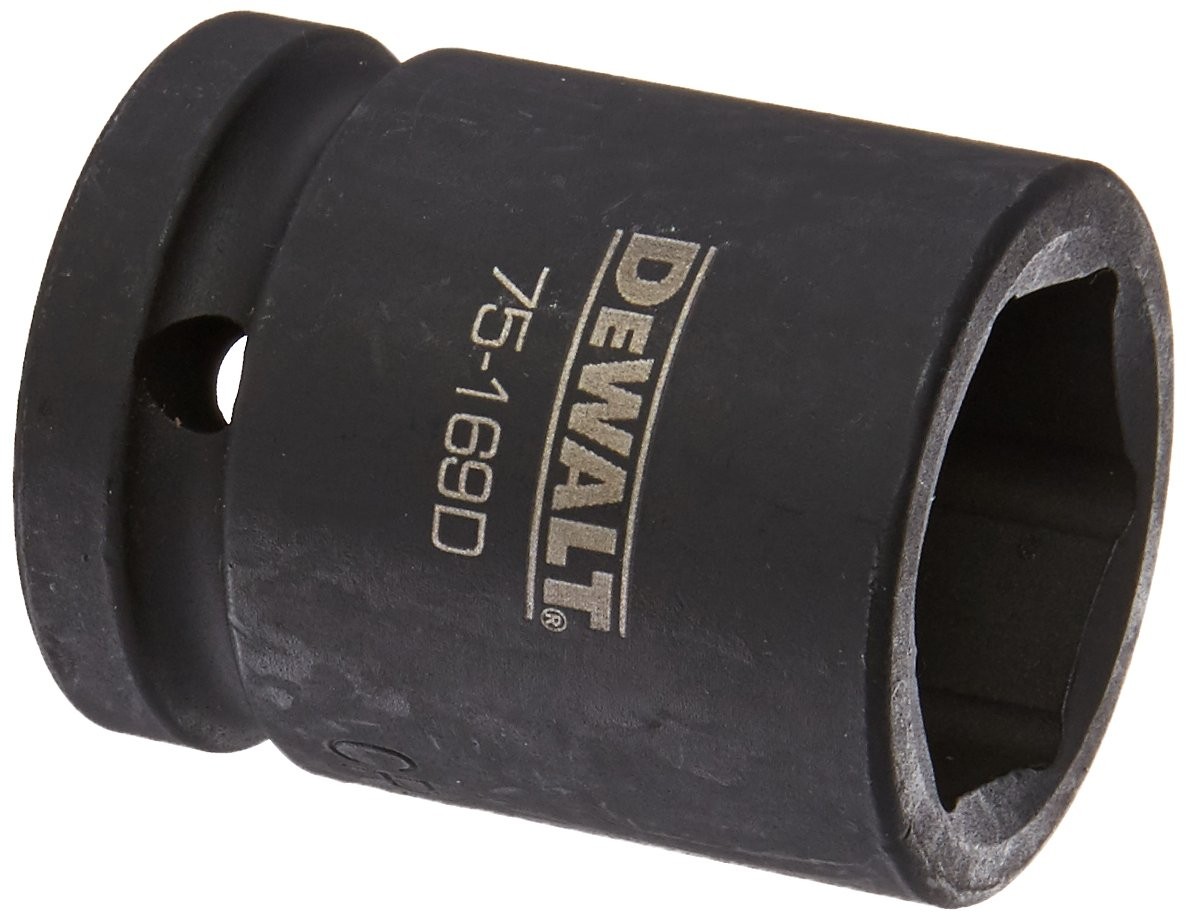 DeWalt DWMT75169OSP 3/4″ Drive x 27mm 6PT Black Impact Socket – Heavy Duty