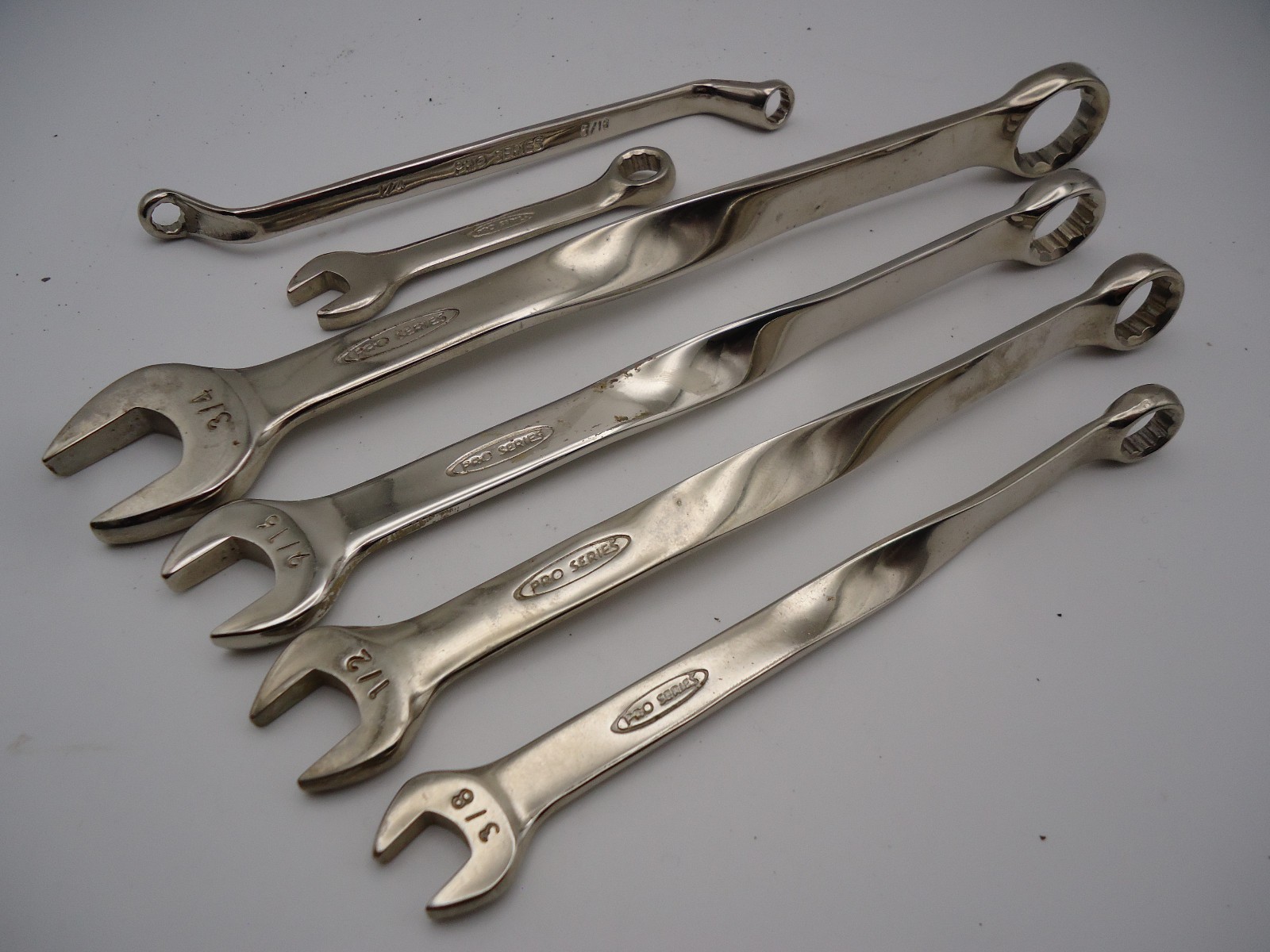 Ace Pro Series X-Force Twist Combination Wrench Set + Two Others – Made in USA