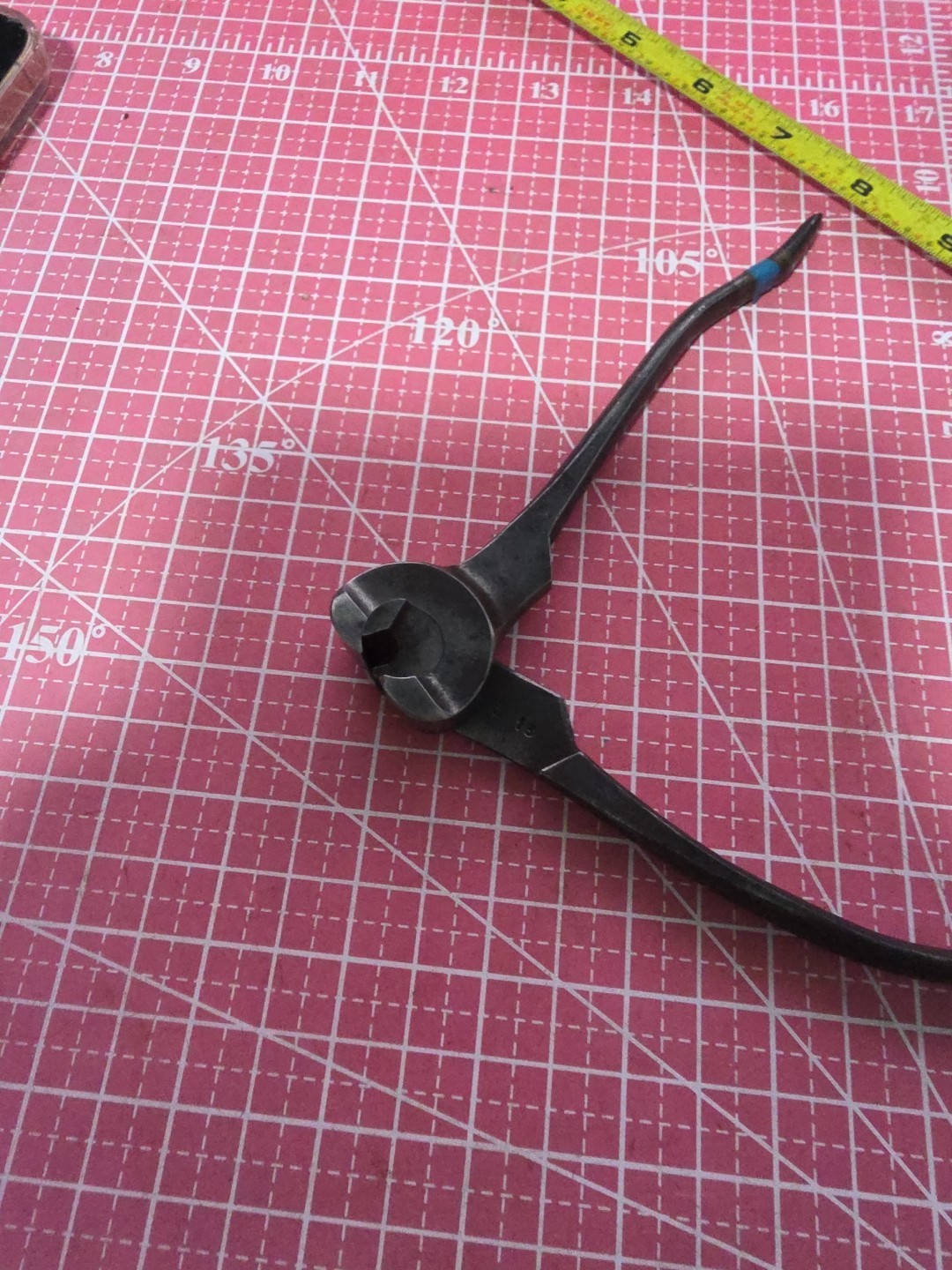 Vintage 1900s Zangen Union Germany Piano Wire Cutters Max 5/64 Size 26 27 24 18