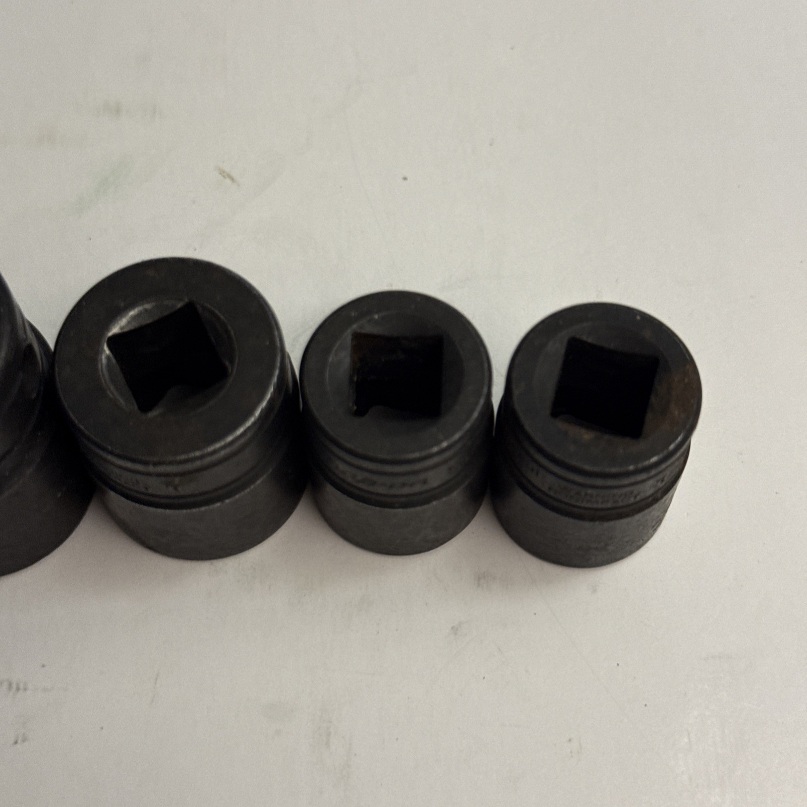 Vintage Snap on Tools Mixed Socket Lot 3/8 & 1/2 Drive 6 Point USA DTSM19