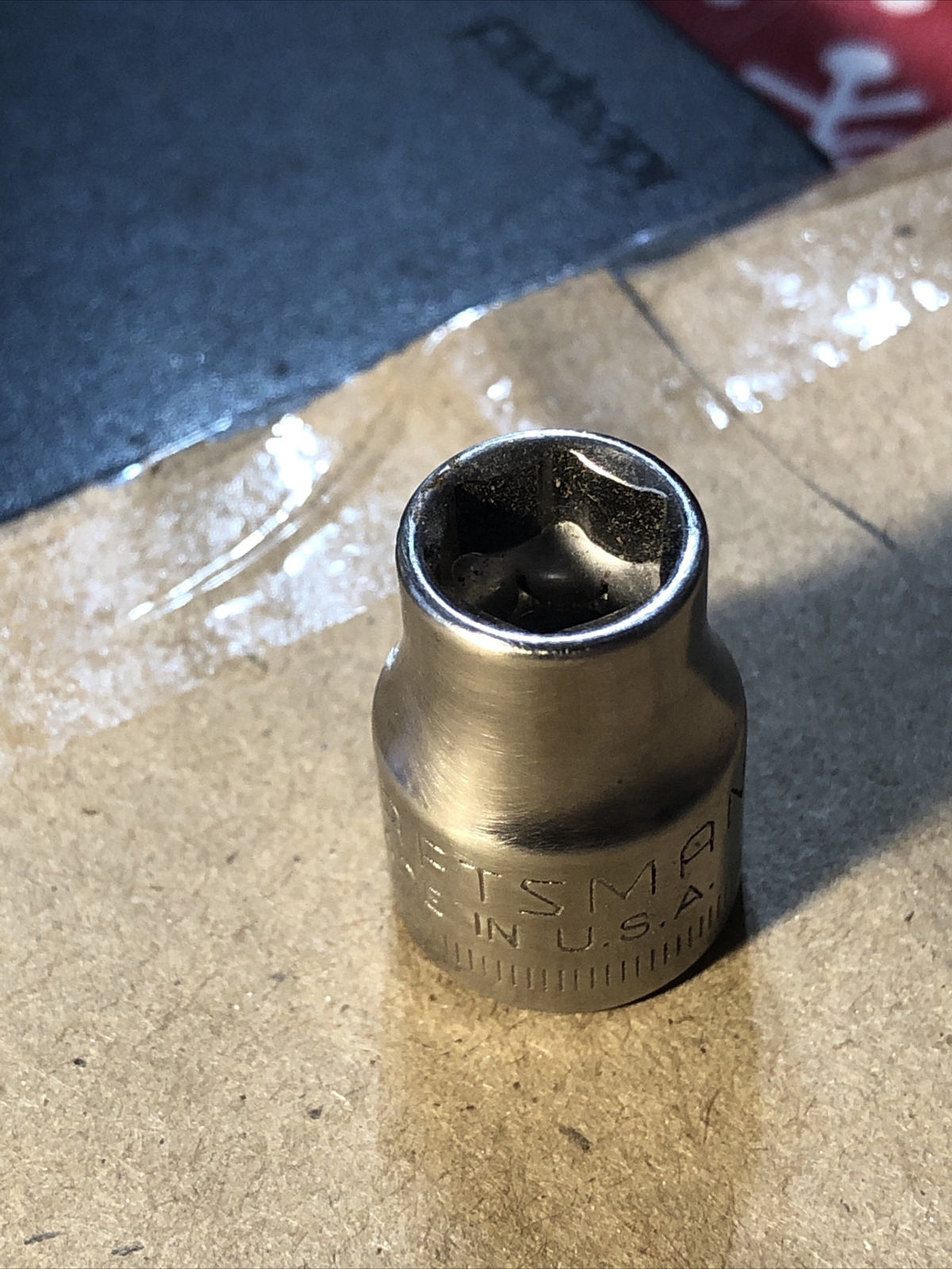 Vintage Craftsman 3/8″ Drive 9mm 6-Point Socket Inverted G2 43541 Ready To Work!