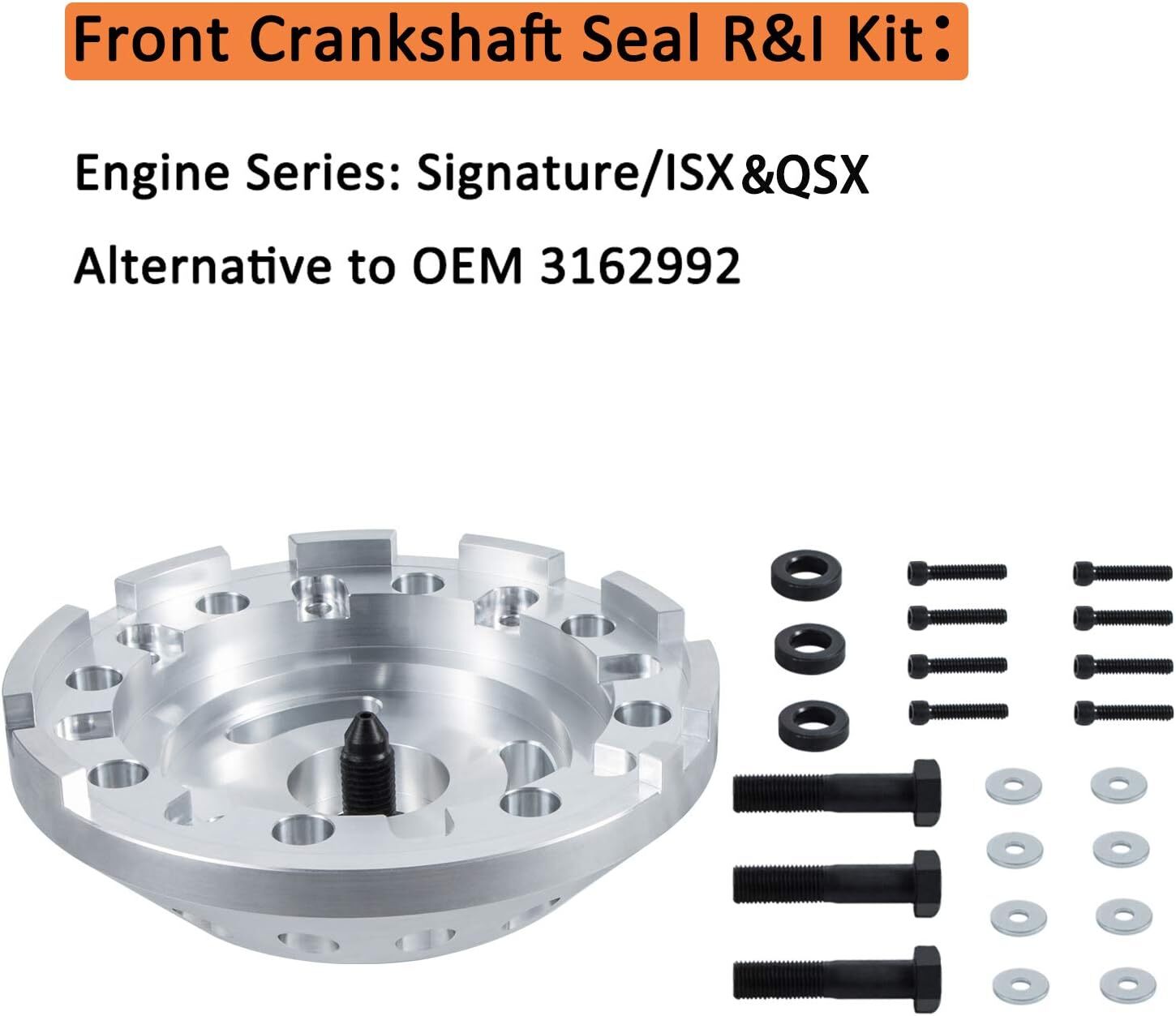 3162992 Front Crankshaft Seal Removal & Install Tool for Cummins ISX QSX M20146