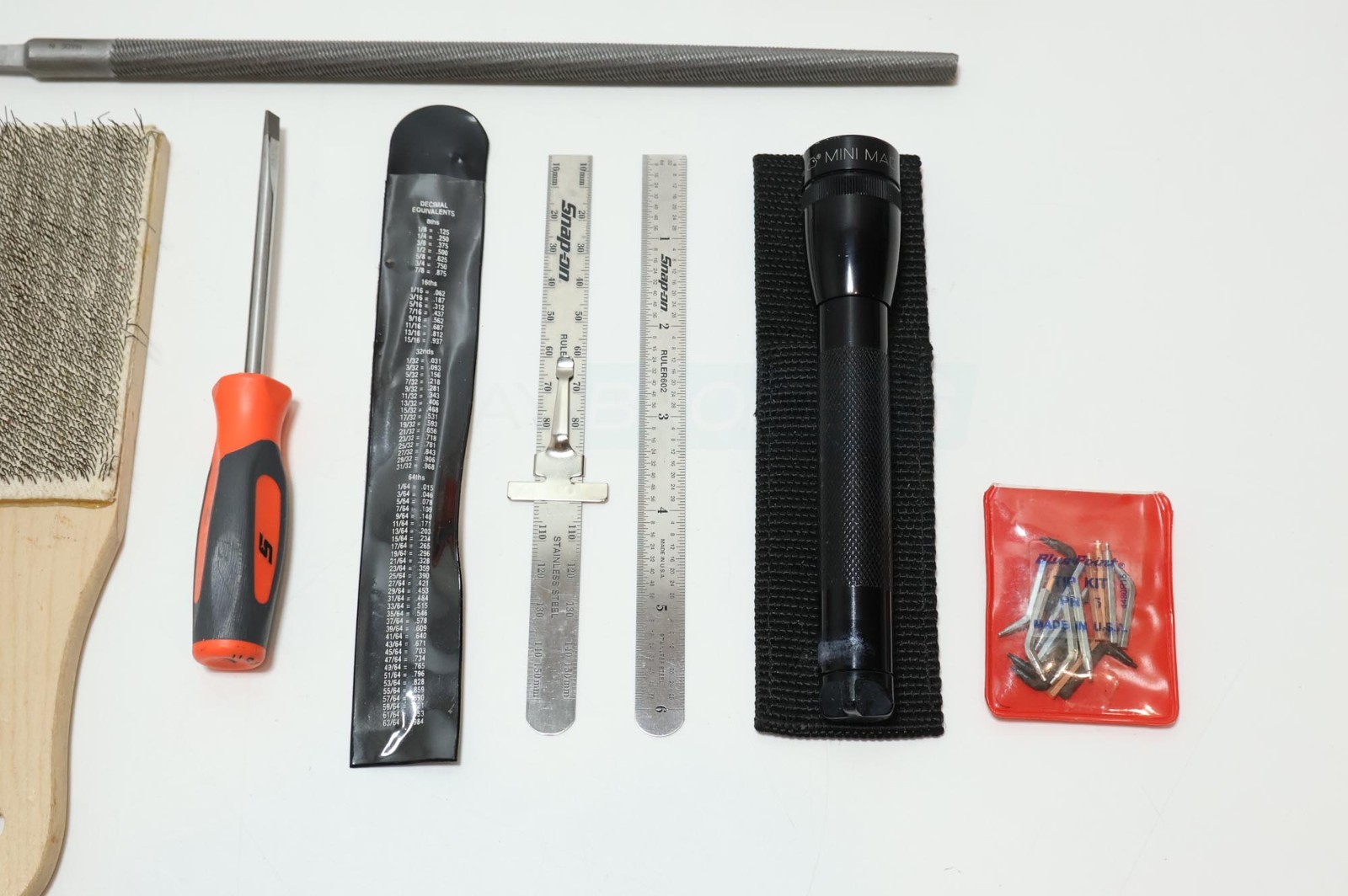 Lot of Various Snap-on, Blue Point et. al. – Filing/Measuring & Misc. Tools