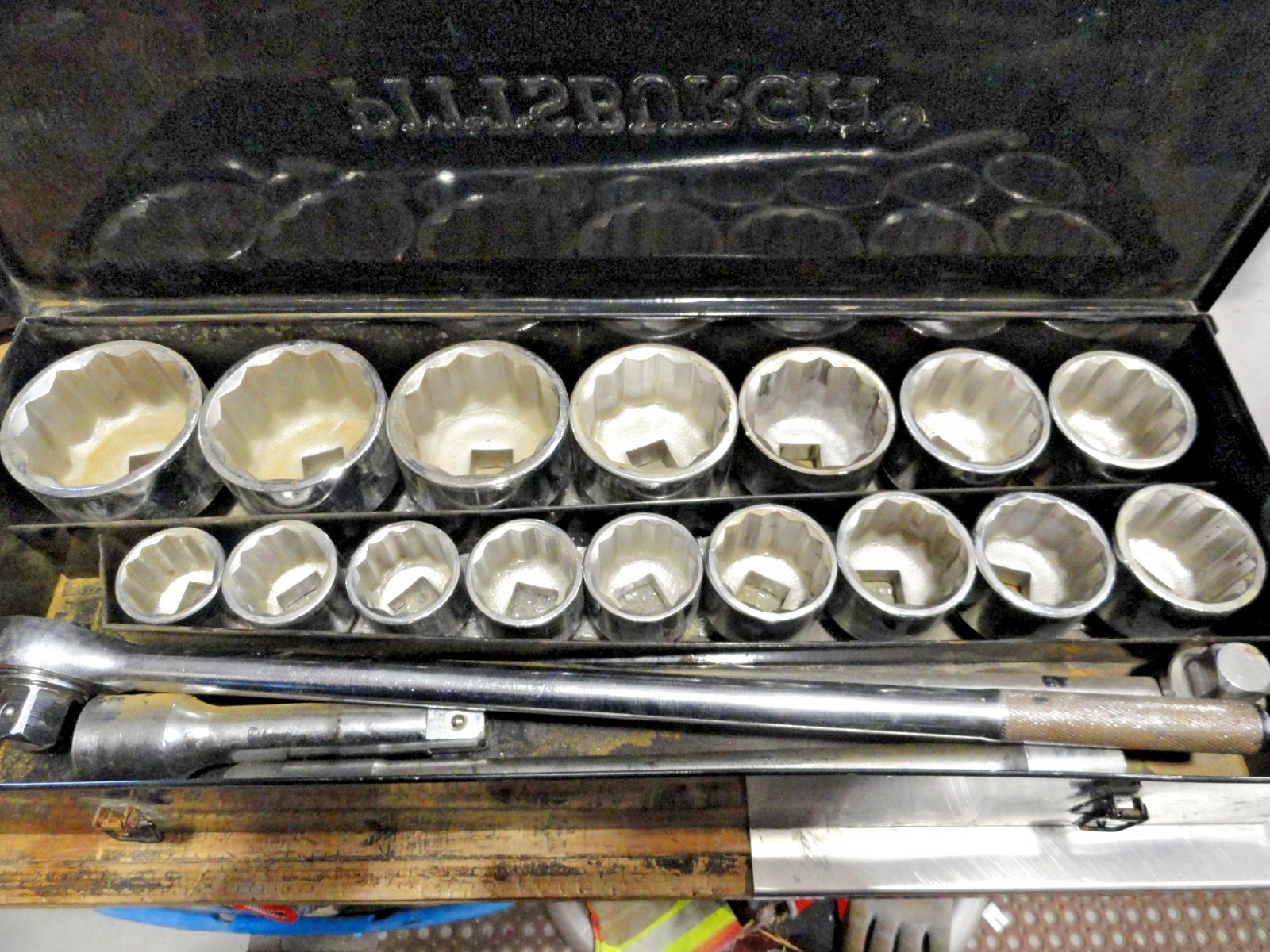 Pittsburgh 95377 1 in. Drive SAE Jumbo Socket Set, 21-Piece
