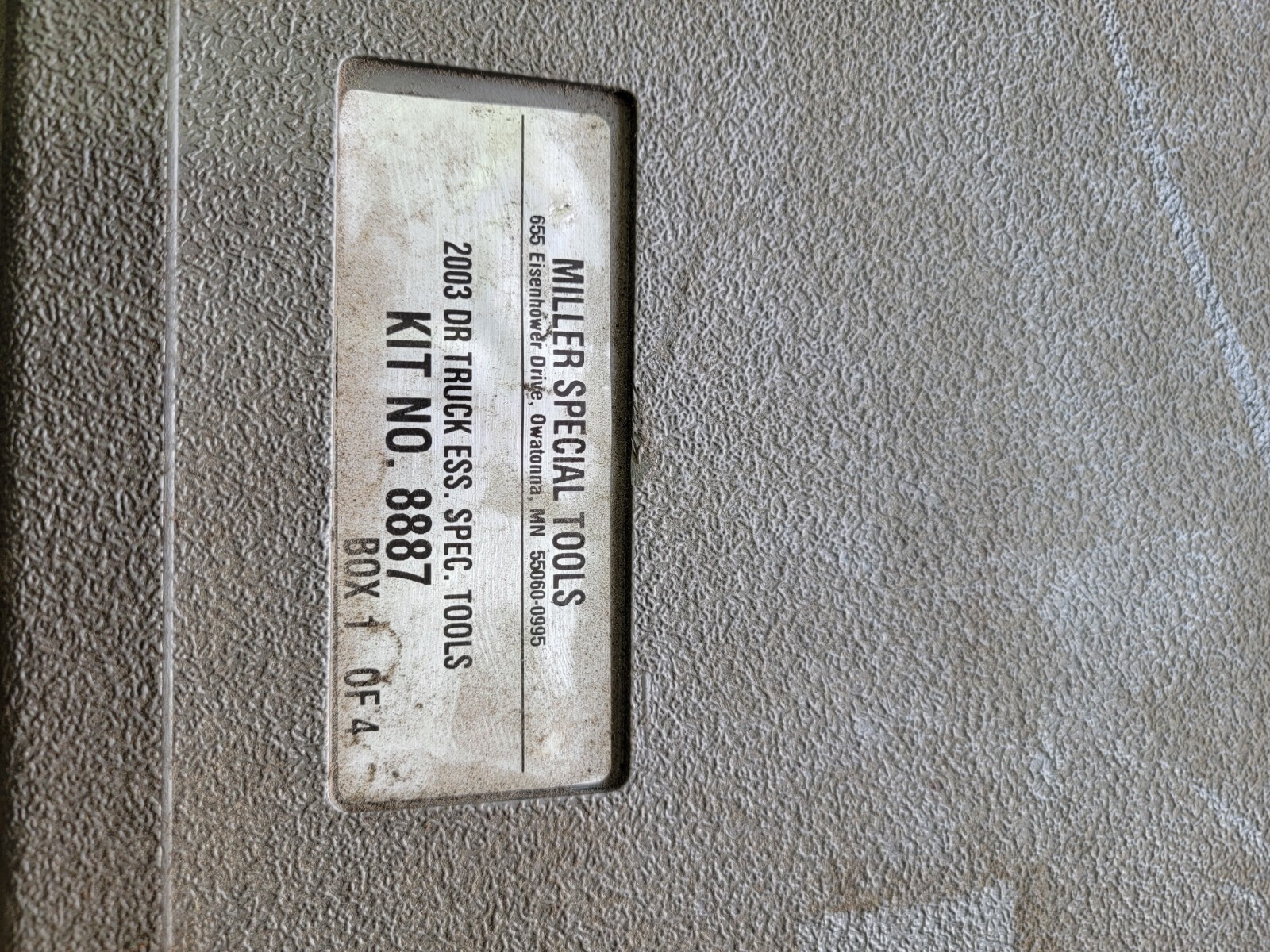 Miller Special tools Used 8887 Dodge Ram Axle Steering Set Missing 2 pieces
