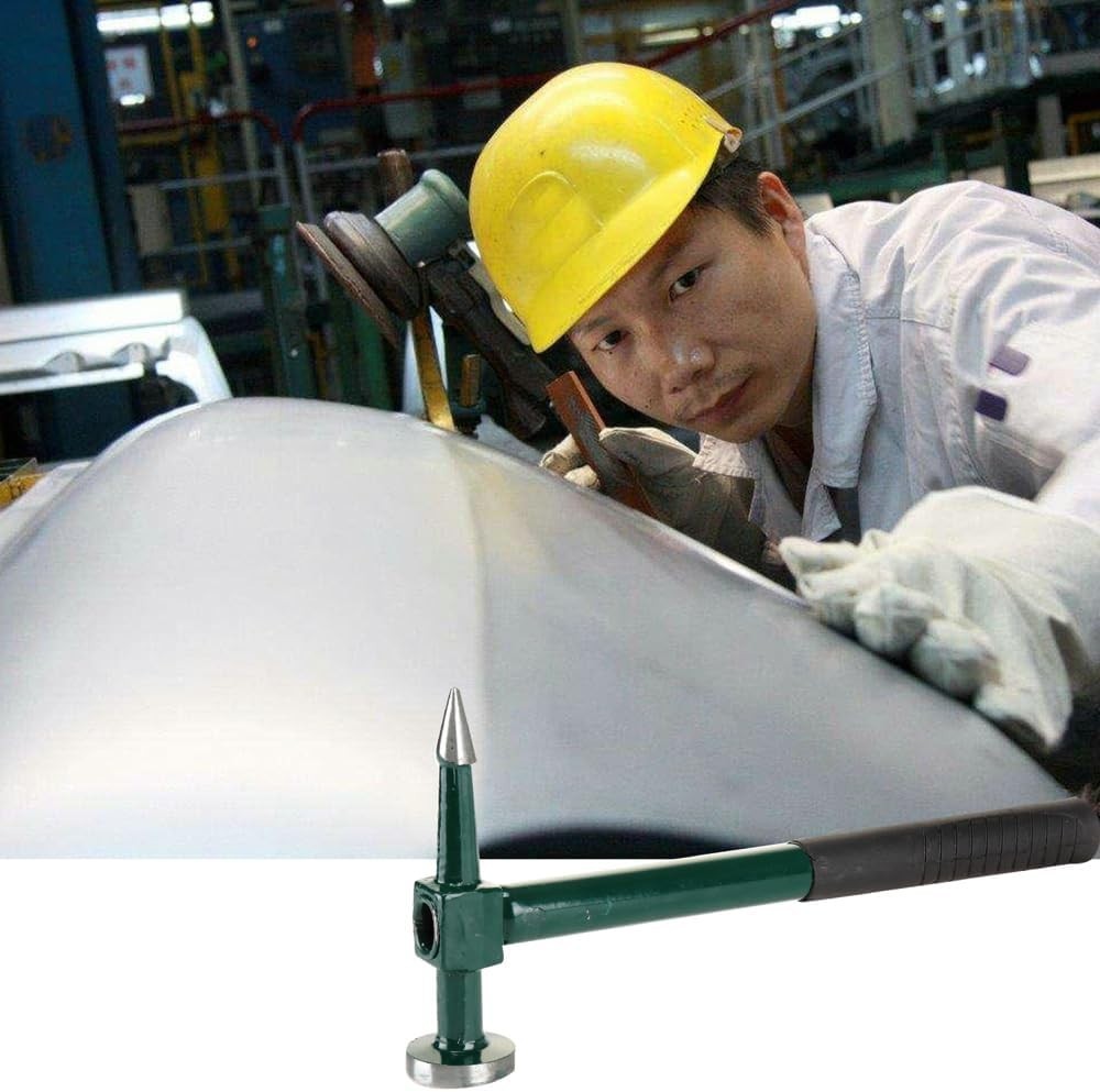 Sheet Metal Hammer Auto Body Repair Tool Black for Panel Work