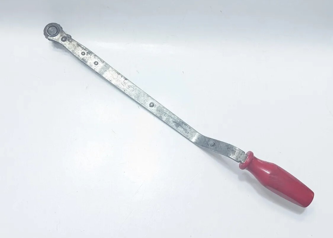 K-D 2203 Reversible Ratcheting Fan Belt Tensioning Wrench Tool with ½» socket