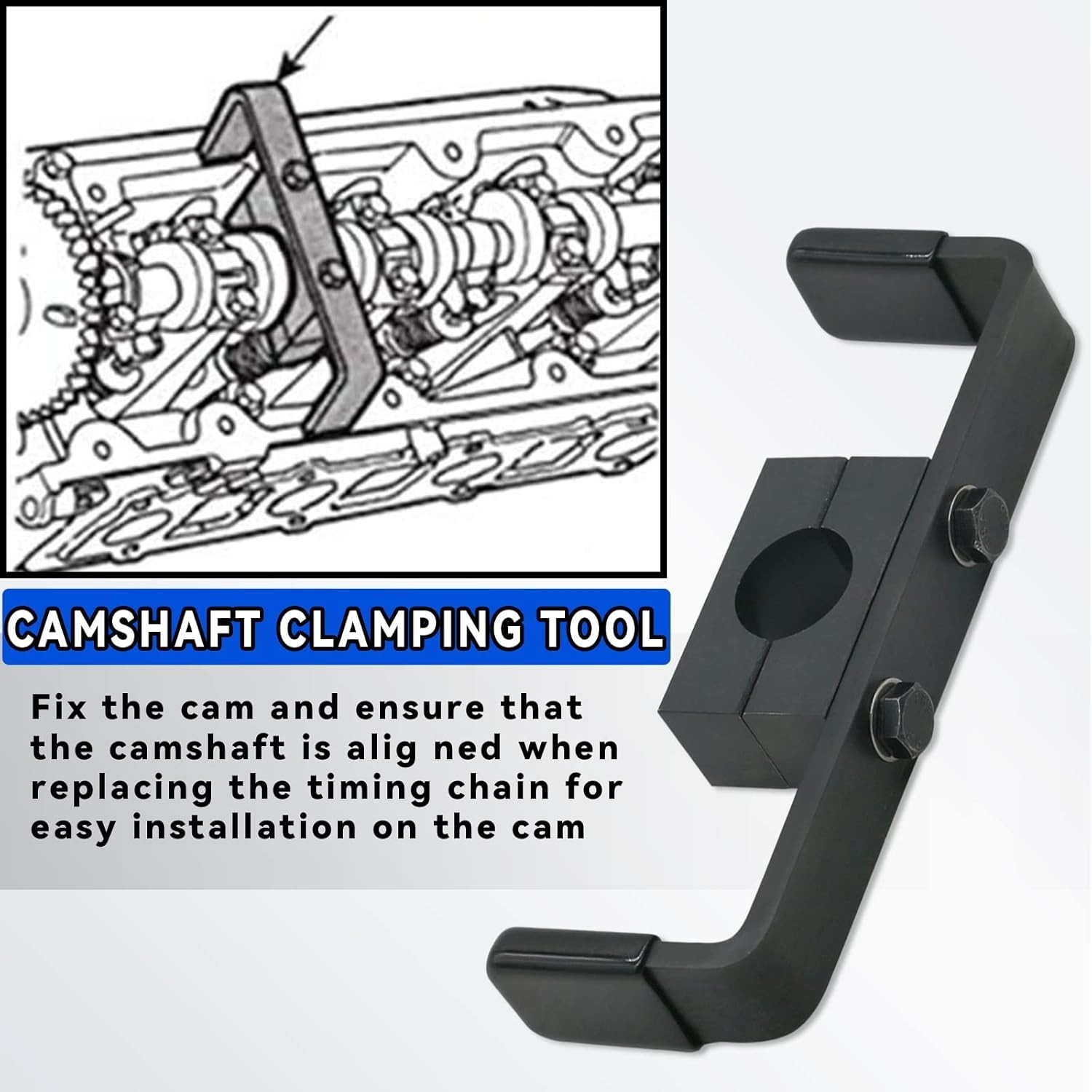2x Camshaft Holding Tool For Ford Econoline 4.6L/5.4L/6.8L V8/V10 Engine