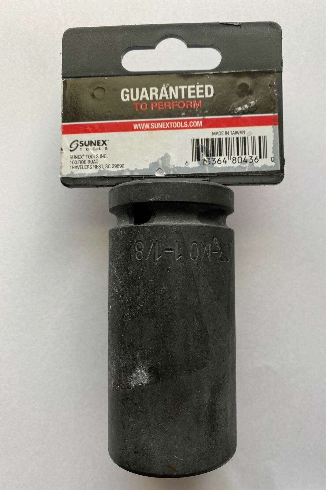 Sunex Tools 436D 3/4″ Drive 6 Point Deep Impact Socket 1-1/8″