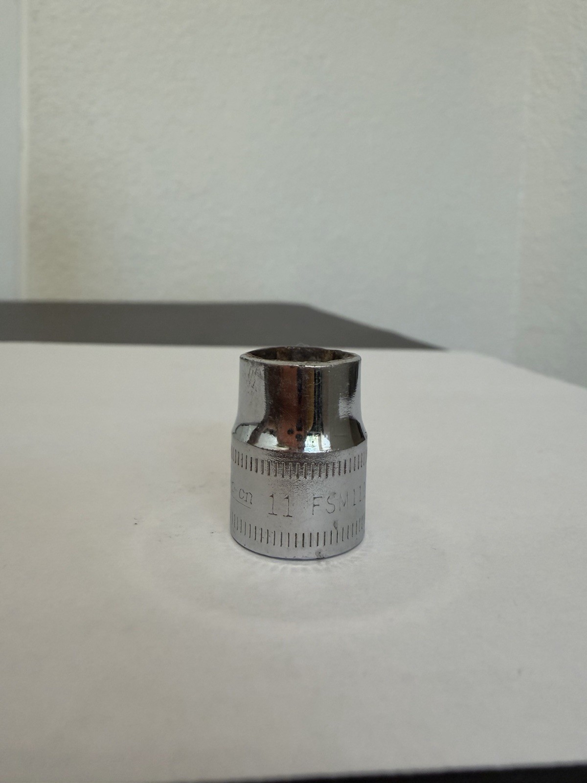 Snap-on Tools FSM111 3/8″ Drive 6pt Point Metric 11mm Shallow Socket USA