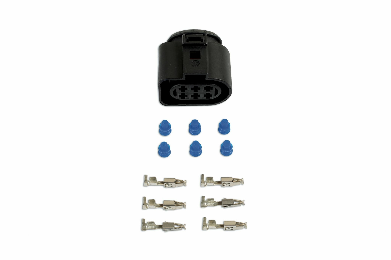Connect 37384 VW Electrical Female Connector 2.8mm 6 Pin Kit 65 Pieces