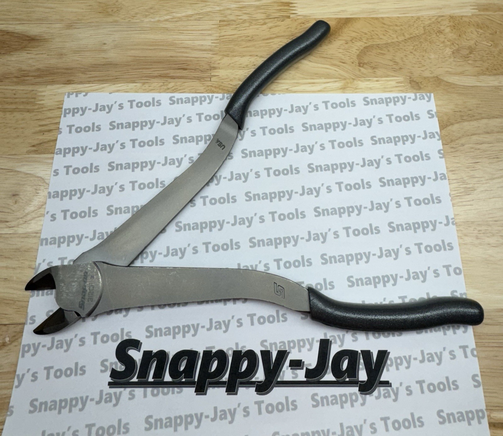 Snap-on Tools USA NEW DARK TITANIUM 11″ Heavy Duty Diagonal Cutters 312CFDT