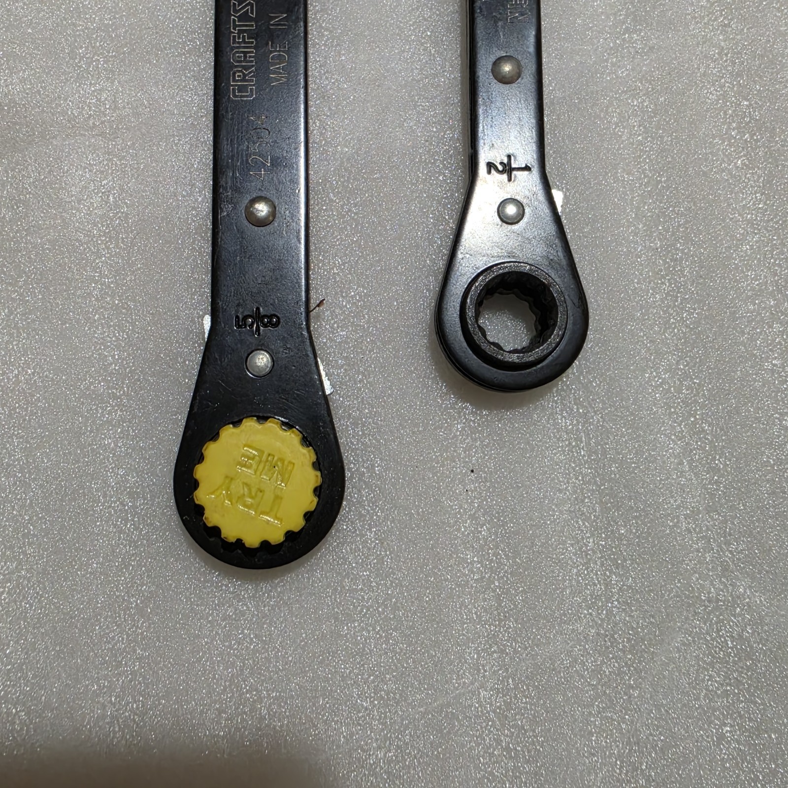Craftsman USA 4 In One Wrench Set. #42501. 12 Pt, 2 Wrenches 8 SAE Sizes. NOS. B