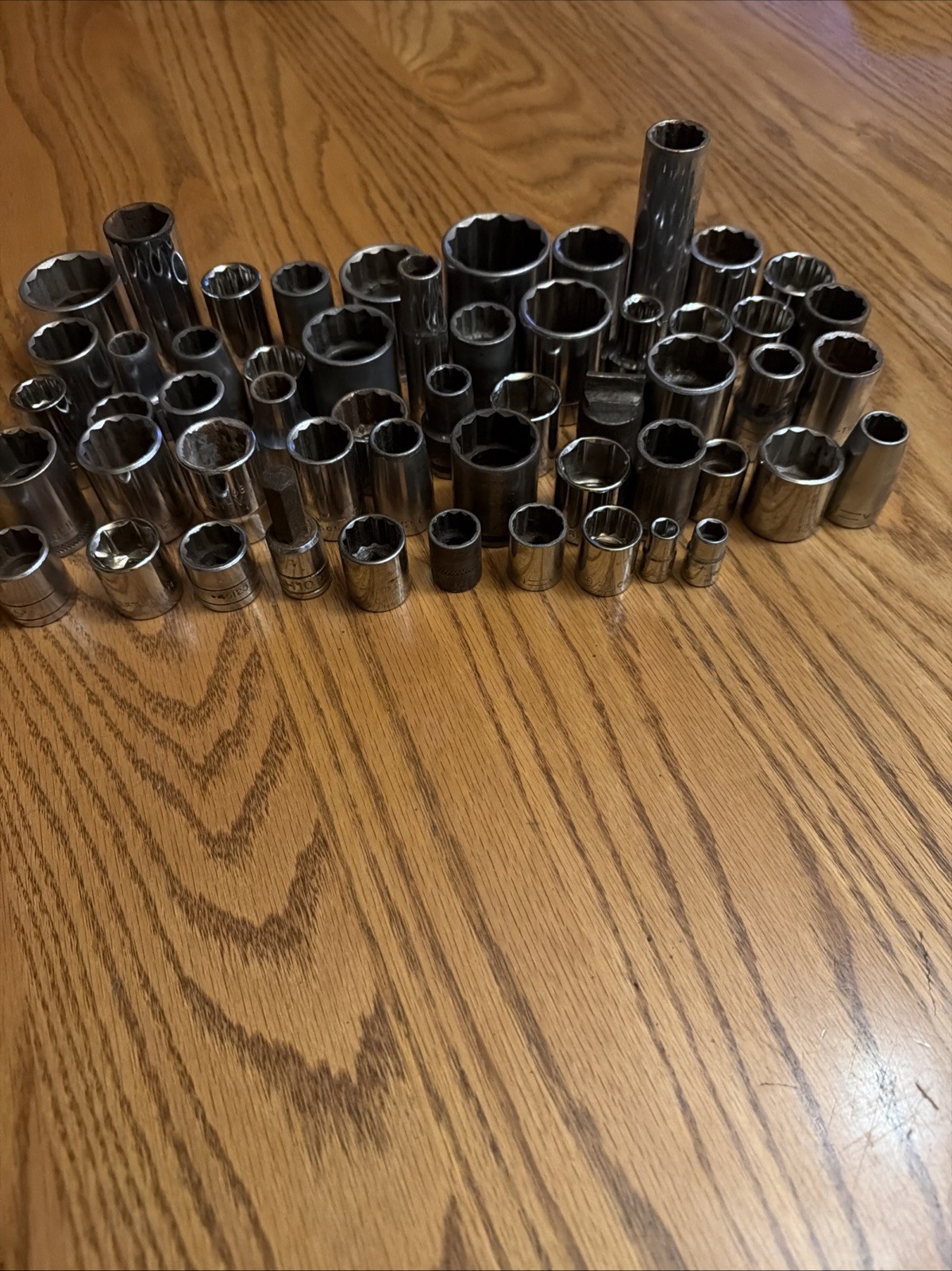 Lot 54 Pcs. Husky – Craftsman And Others ￼Tools Used Misc Sockets & More!