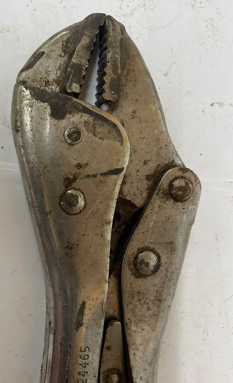 Craftsman Tools 7.5″ Locking Vise Grip Pliers 24465 Made In USA Vintage