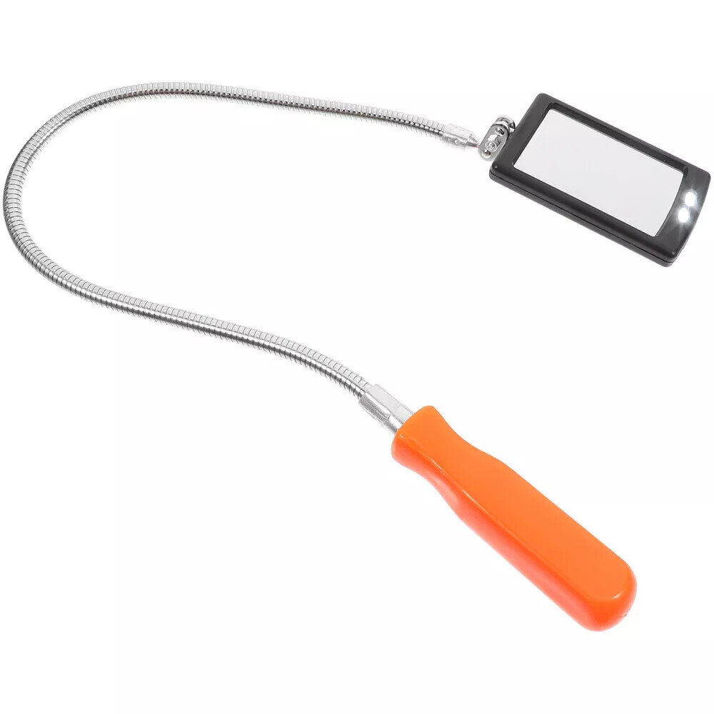 Flexible LED Inspection Mirror for Under Vehicle Repair, Telescopic & Rotating