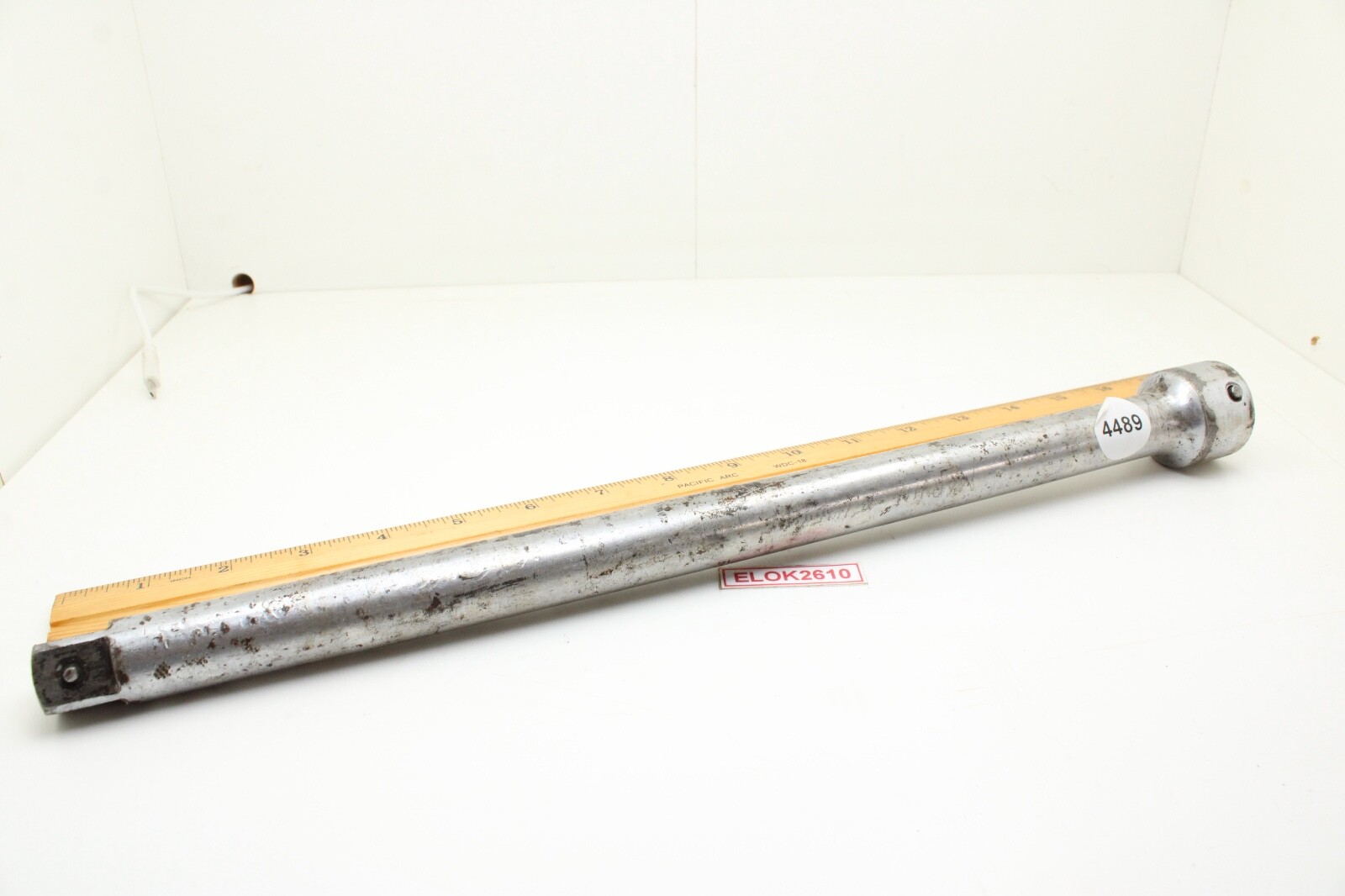 Snap On L-122 16″ 3/4 Drive Locking Button Chrome Friction Ball Extension USA