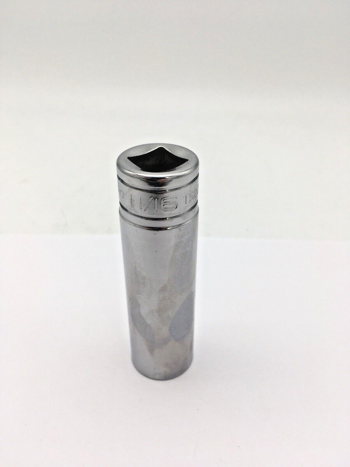 Snap-on Tools TS221 1/2″ Drive 11/16″ SAE Deep 6 Point Socket USA