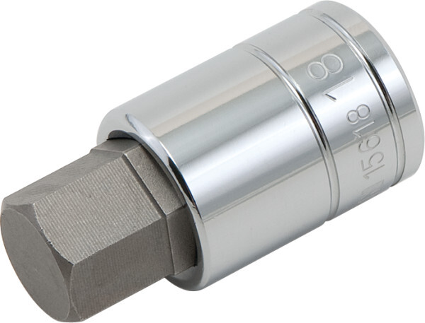 Titan 15618 1/2-Inch Drive x 18mm Hex Bit Socket – 18 mm