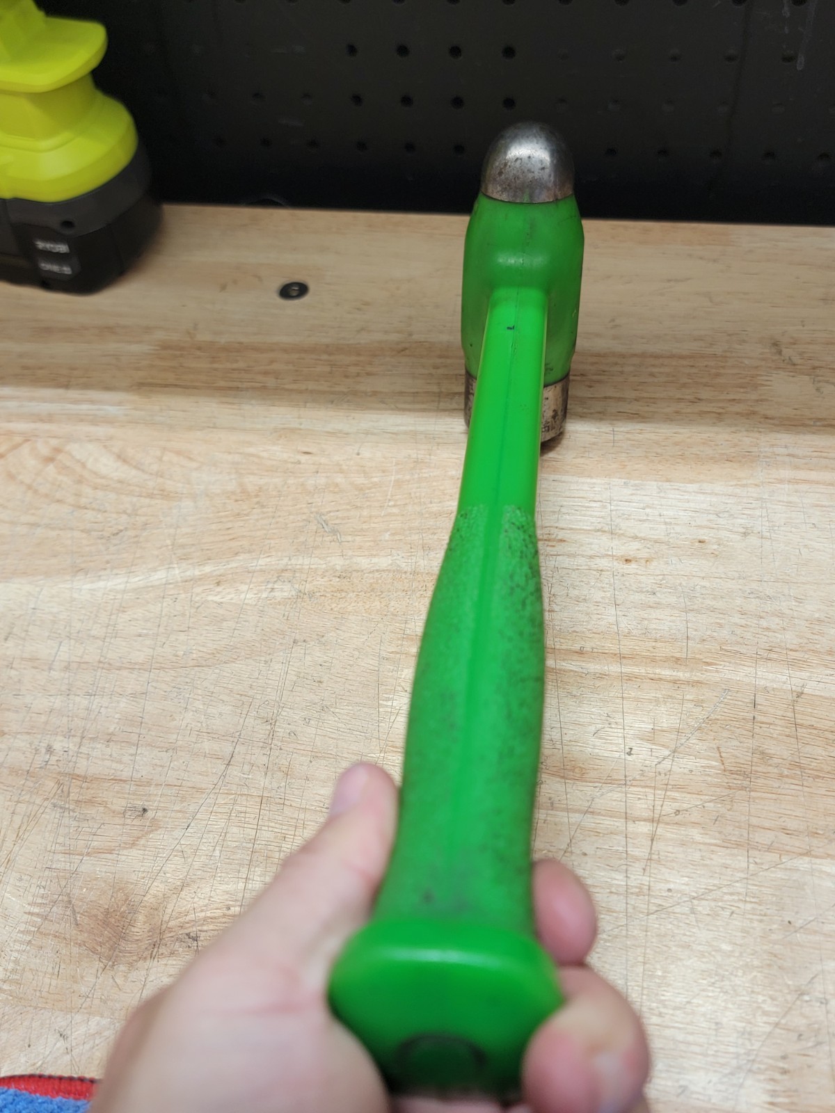 Matco Tools 32oz Ounce Ball Peen Dead Blow Hammer Green BH32DB Made in USA