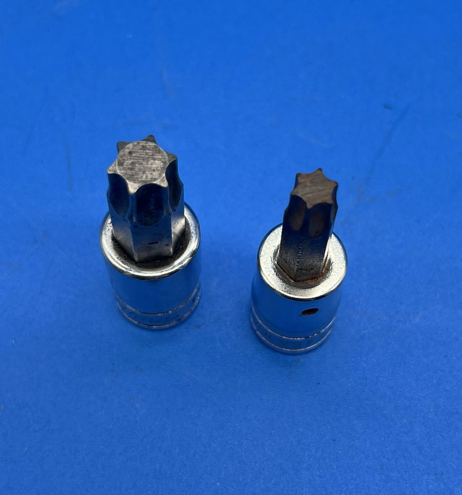 Snap-On FTX55E & FTX45A 3/8″ Drive Torx 2pc LOT Socket Bits
