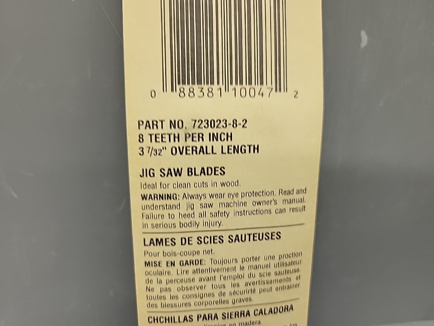 Makita No. 8 JigSaw Blade 723023-8-2 WOOD 8 Teeth TPI New Old Stock