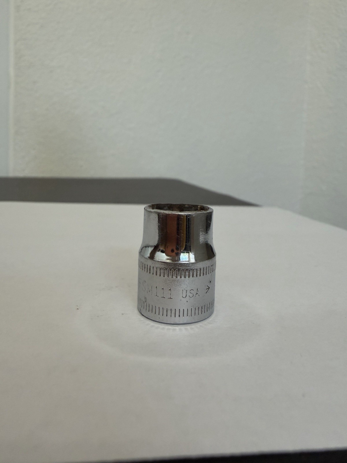 Snap-on Tools FSM111 3/8″ Drive 6pt Point Metric 11mm Shallow Socket USA