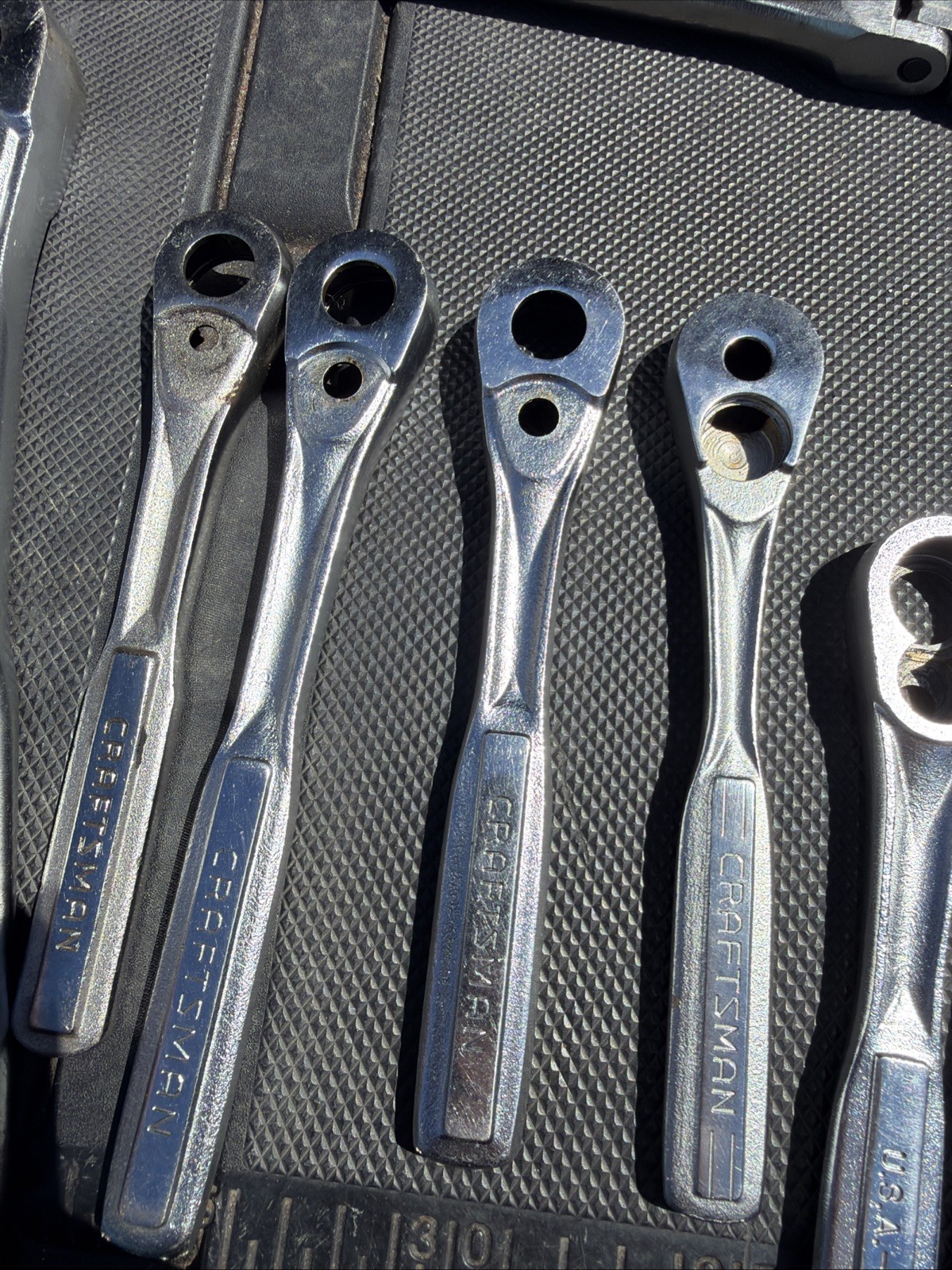 (12) Sears Craftsman Ratchet Bodies ONLY NO GUTS 1/2” Drive 3/8” & 1/4” Plus Flx