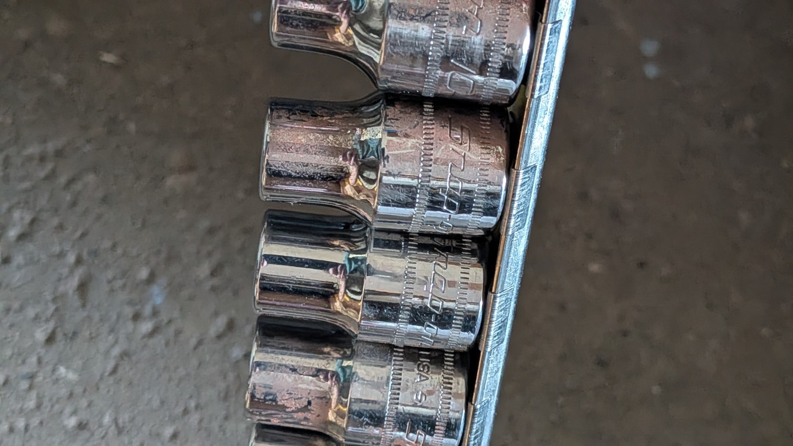 13 Snap-on Socket Set 1/2″ 23mm 22 21 20 19 18 17 15 14 13 12 11 10 Metric 12pt