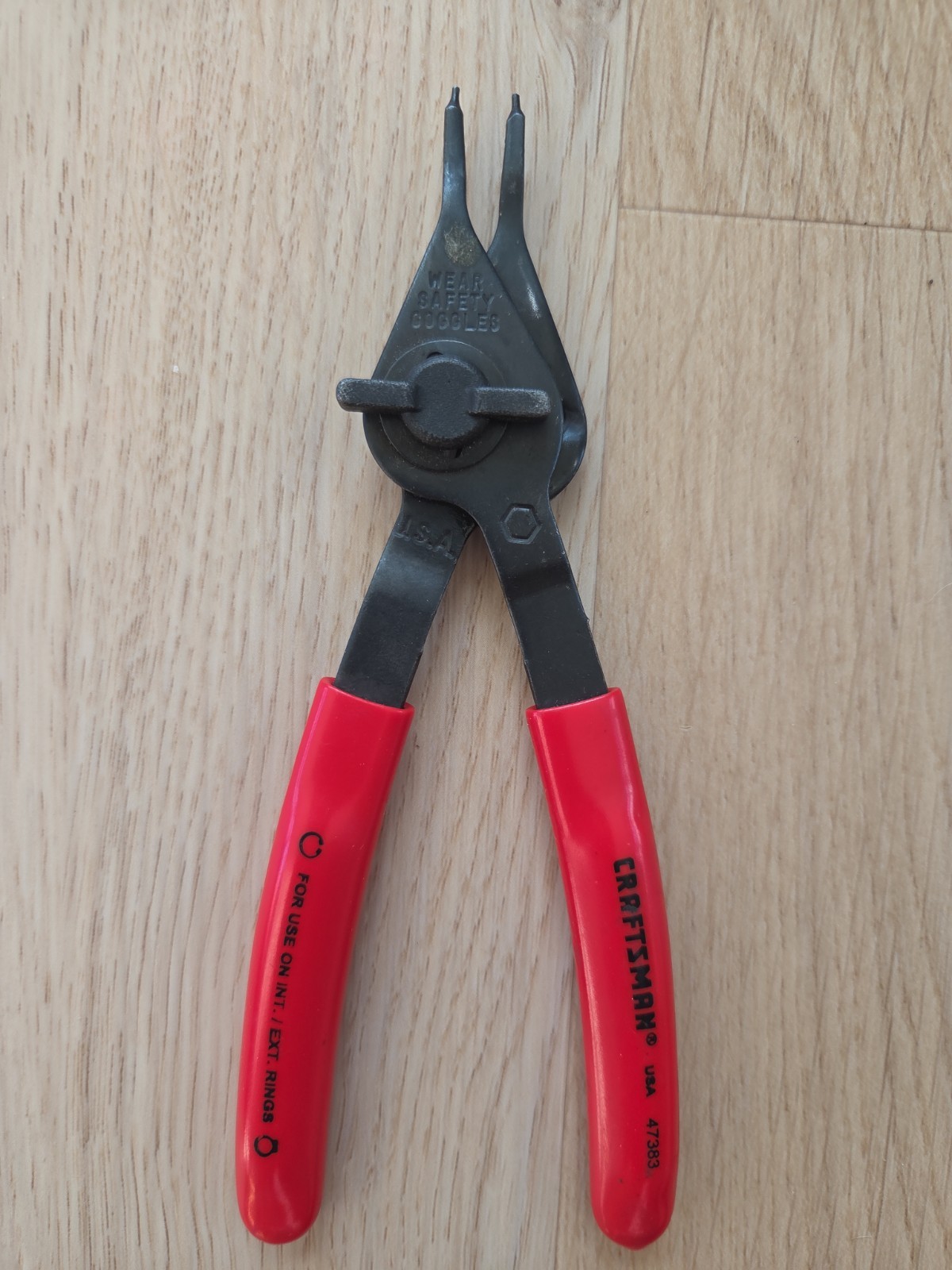 Craftsman USA 47383 Retaining Snap Ring Pliers Free Shipping