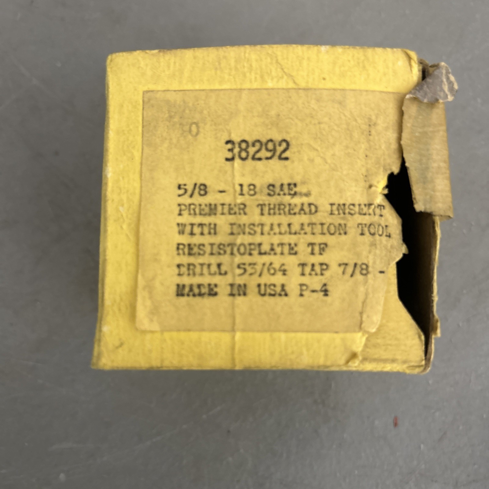 5/8 – 18 Thread Repair Inserts Perma Coil Fits Heli (9) Drill 53/64 Tap 7/8
