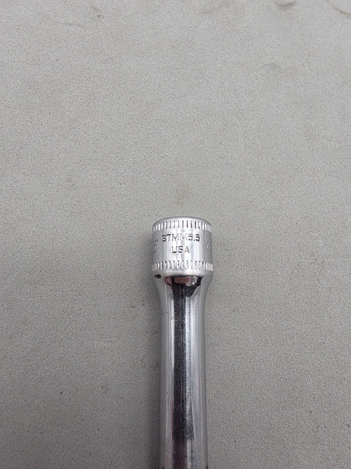 Snap On Tools 1/4″ Drive 5.5MM STMM5.5 6PT Metric Deep Chrome Socket USA